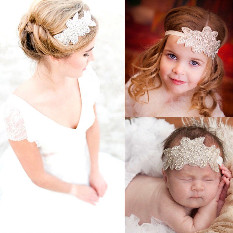 1 STKS Vrouwen Kinderen Baby Meisjes Bladeren Haarband Hoofdband Bruiloft Fotografie Props Tiara Haarband Accessoires