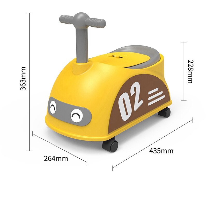 Orinal infantil de coche de dibujos animados, entrenador de talla para niños, baño portátil desmontable para bebé y Mujer