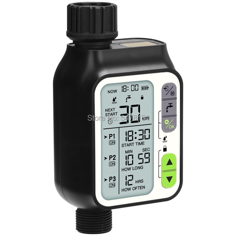 Rain sensor irrigation timer LCD Screen Electronic Automatic Sprinkler Controller Outdoor Garden Watering Device Irrigation Tool