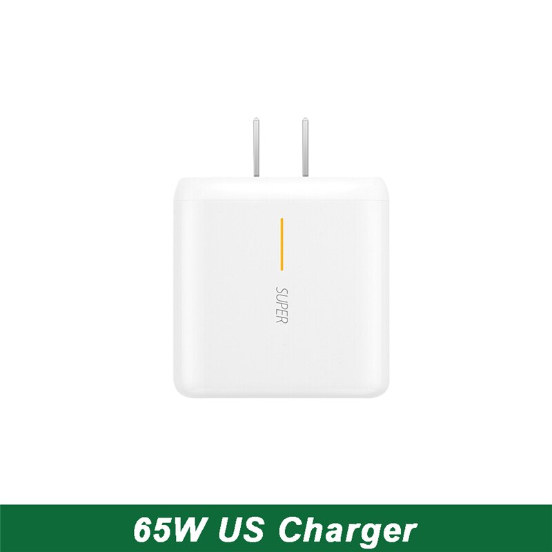 65W Supervooc 2.0 Fast Charger For OPPO Reno Ace Ace2 Reno 4 Reno 5 Reno 6 Pro+ 5G SE K9 Realme 8 Super Dart 1M USB Type-C Cable: Only US Charger