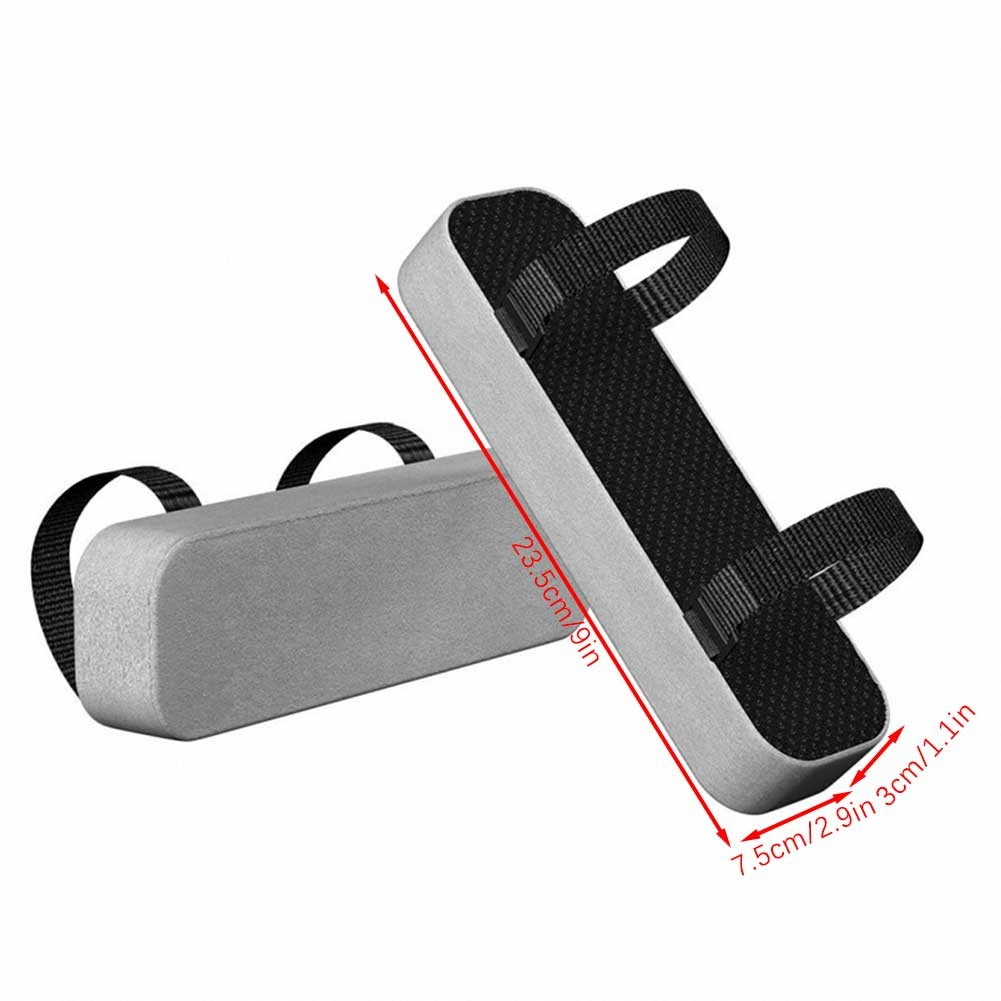 2 stk. bløde armlænshynder til pp svampeskum til hjemme-/kontorstole, armlænsbetræk til computerspil, albuehynder, aftagelige og vaskbare