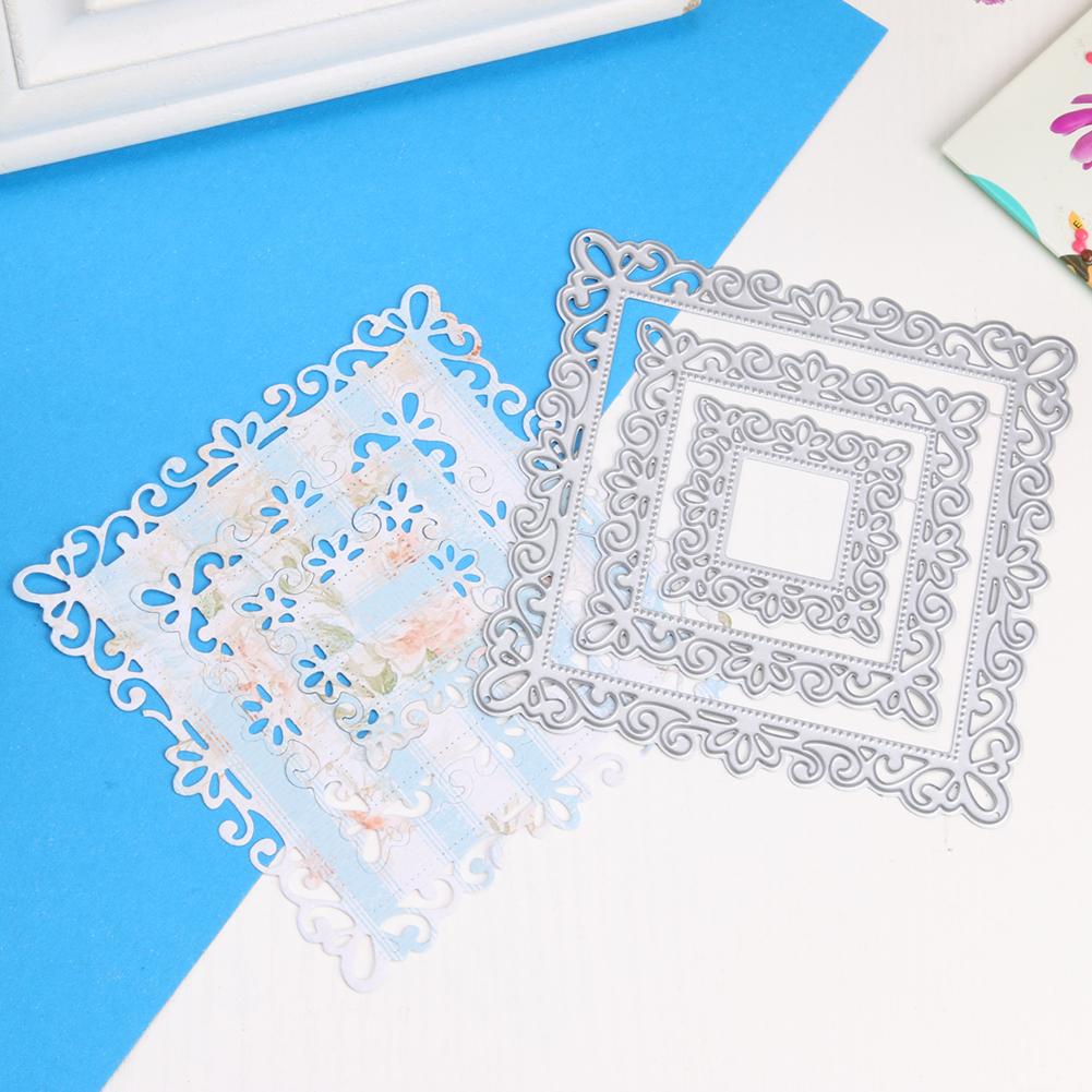 Basic Cutting Dies Frame Carbon Metal Scrapbooking Decorative Paper Cards Making Fun Decoration Supplies