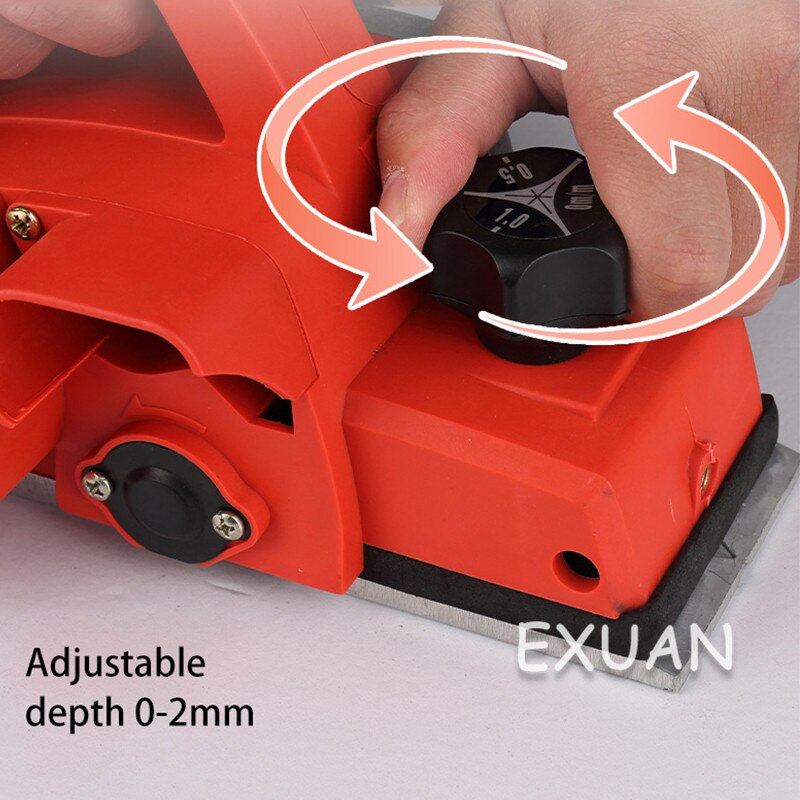 portable electric planer woodworking planer household small desktop multi-function press planer wood mechanical push planer