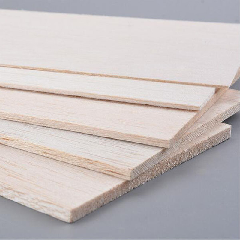 10pcs 300*100mm Houten Plaat Model Balsahout Vellen DIY Huis Vliegtuigen Materiaal 1mm ~ 8mm Dik