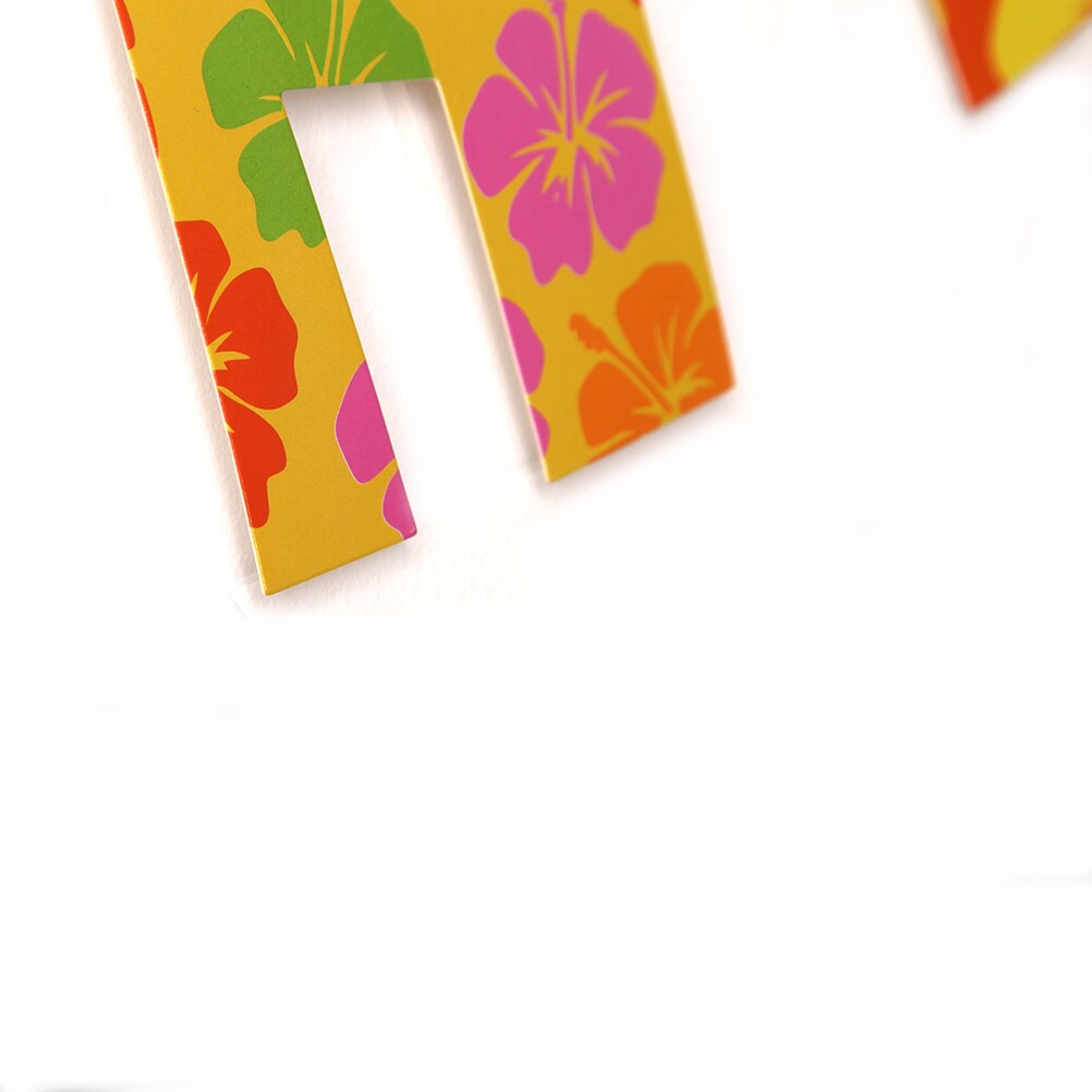 Ananas hengende banner hawaii vimpel tropisk gull bokstav ananas flagg bunting bursdagsfest bryllup dekor foto rekvisitter