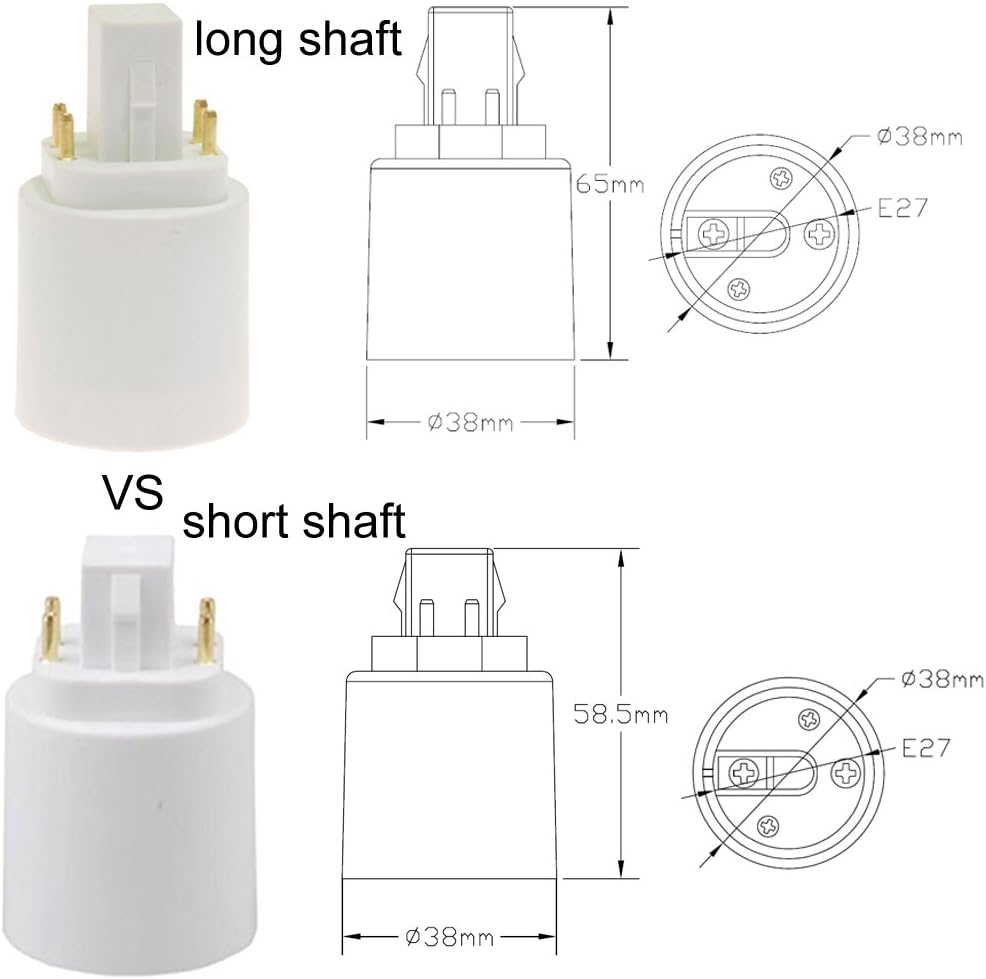 Adapter G24 Om E27 Adapter Converter Led Lamp Houder Socket