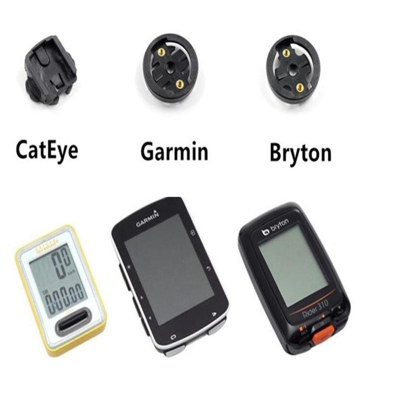 Kolfiber cykel landsvägscykel cykeldator stoppur hastighetsmätare hållare för garmin cateye bryton gopro ljushållare