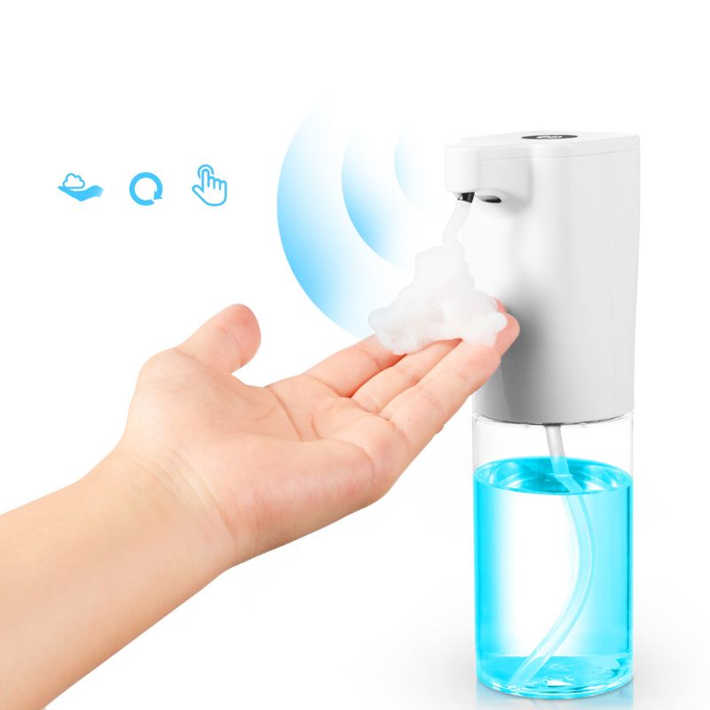 Automatic Soap Dispenser Touchless Hand Sanitizer Bathroom Dispenser Smart Sensor Foam Liquid Dispenser Battery Operated
