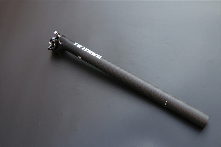 TEMANI 3K Carbon Fiber Bicycle Seatpost 27.2 30.8 31.6 Carbon MTB SeatPost 350 400 450 Road Bike Seat Post Bicycle Parts