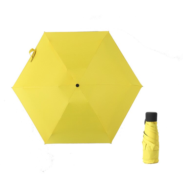 Flat Lightweight Umbrella Parasol light pocket bag Folding Sun Mini Umbrella #3B22: B