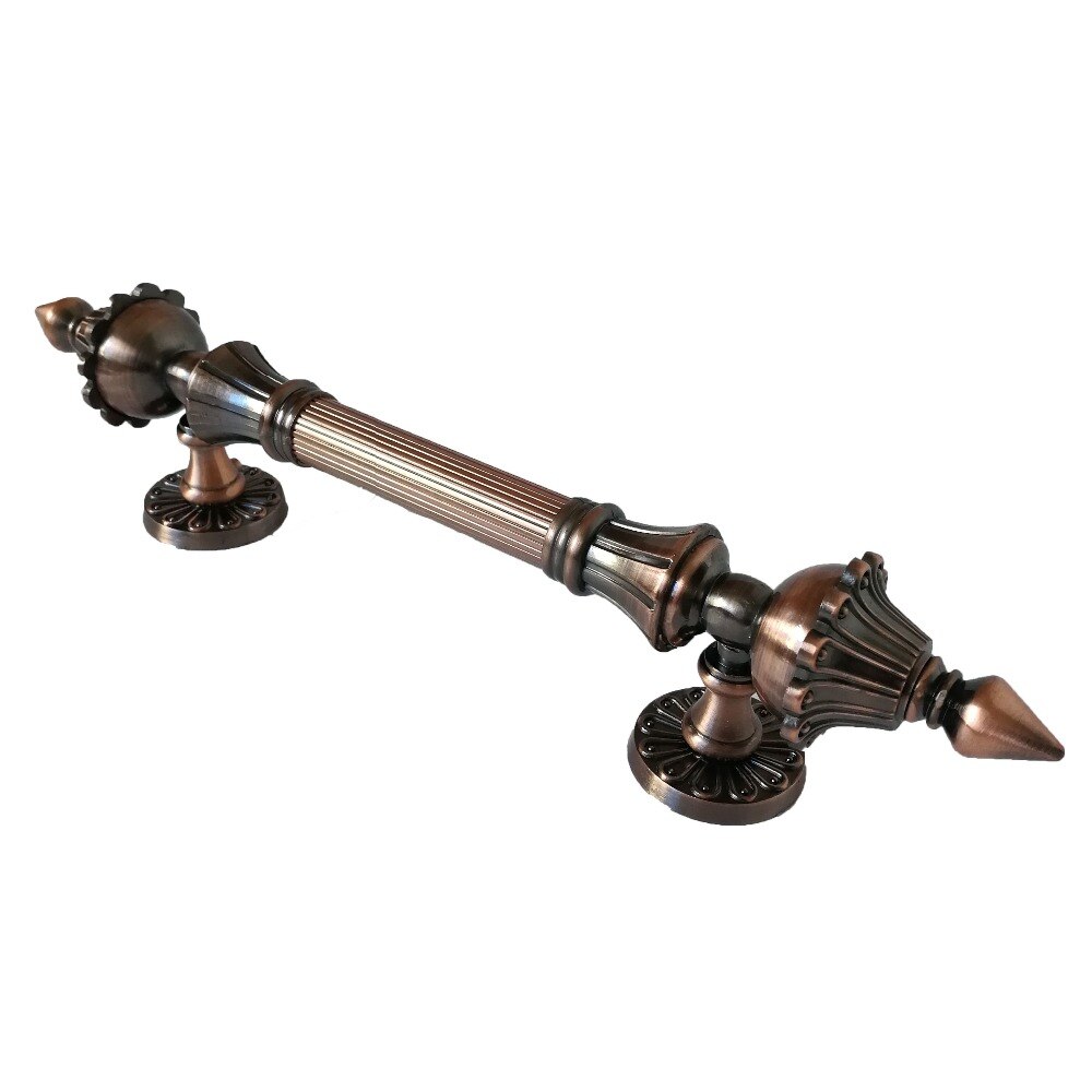 Europeiske retro skyve dørhåndtak antikke tre dørhåndtak og knotter for utendørs dør dør maskinvare