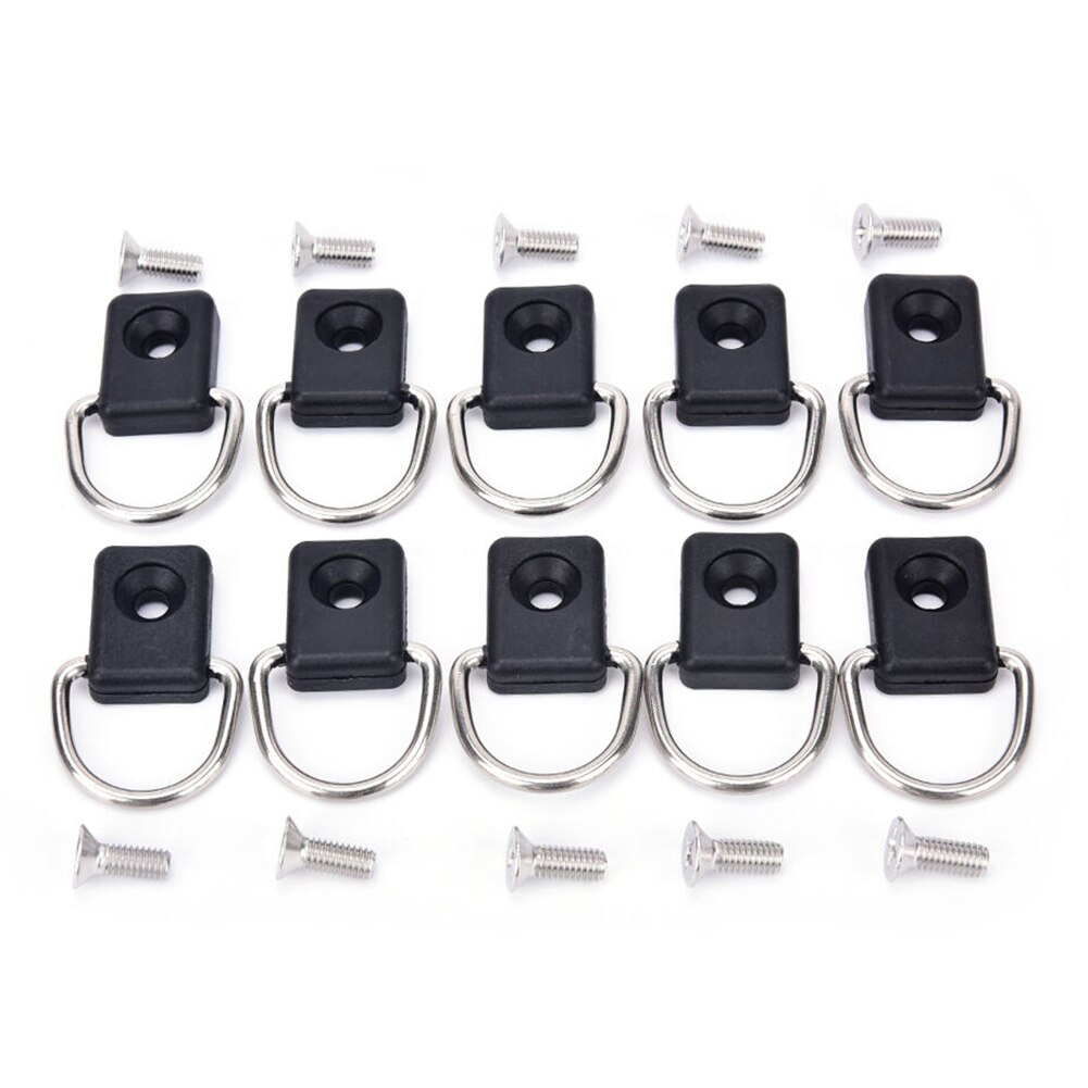 Water Sports Rigging Fishing Marine Sailing Loop Buckle Accessories Pivoting Camping D Ring Tie Down Modern Small Kayak Canoe