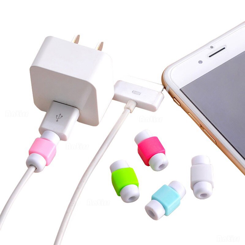 Protecteur de câble USB en Silicone, housse de Protection pour fil d&#39;écouteur, chargeur de données, pour Apple iphone Samsung