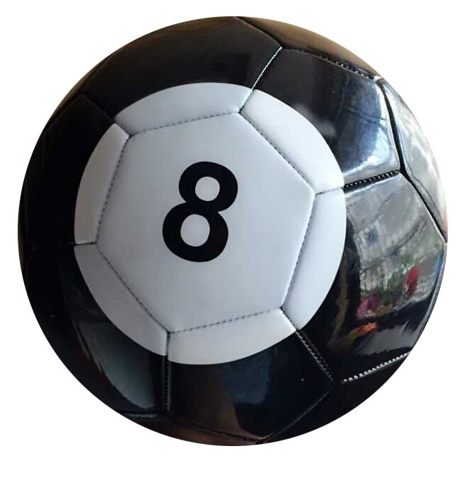 2# Gaint Snook Ball Snookball Snooker Billiards Soccer 8 Inch Game Huge Pool Football Include Air Pump Soccer Toy: No8