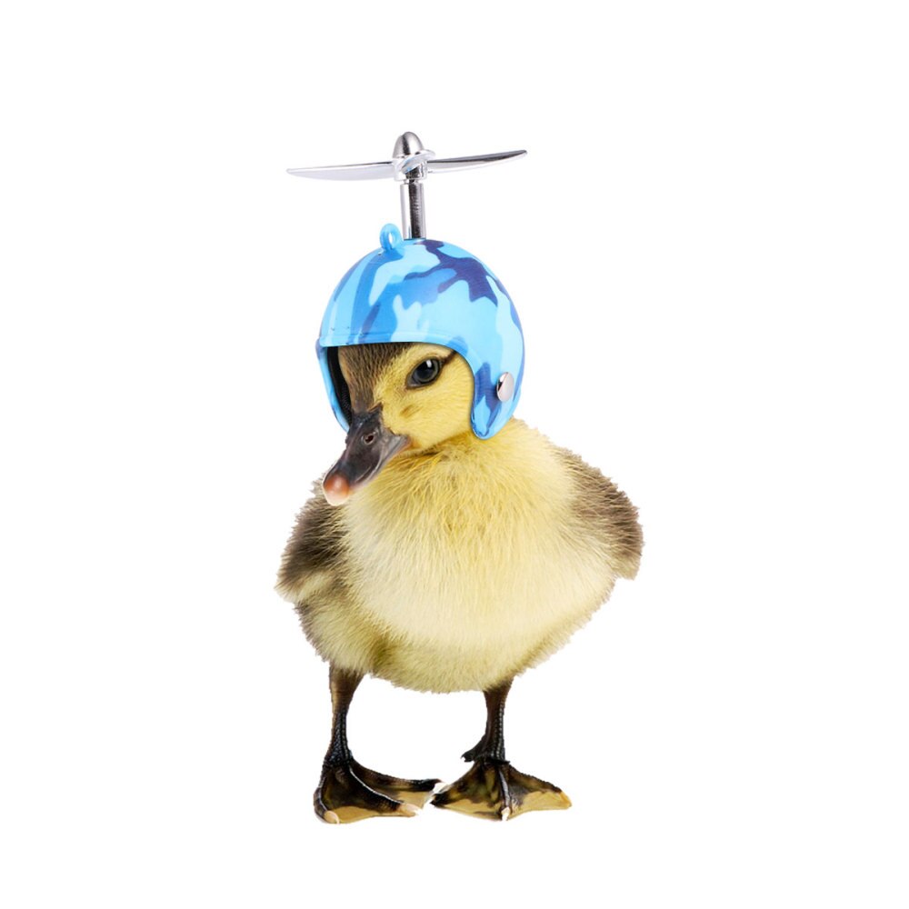 Grappige Kippenhelm - 2 stuks - Dierenbeschermingsmateriaal - Zon- en Regenbescherming - Vogel Kostuums Accessoires: Marine camouflage pa