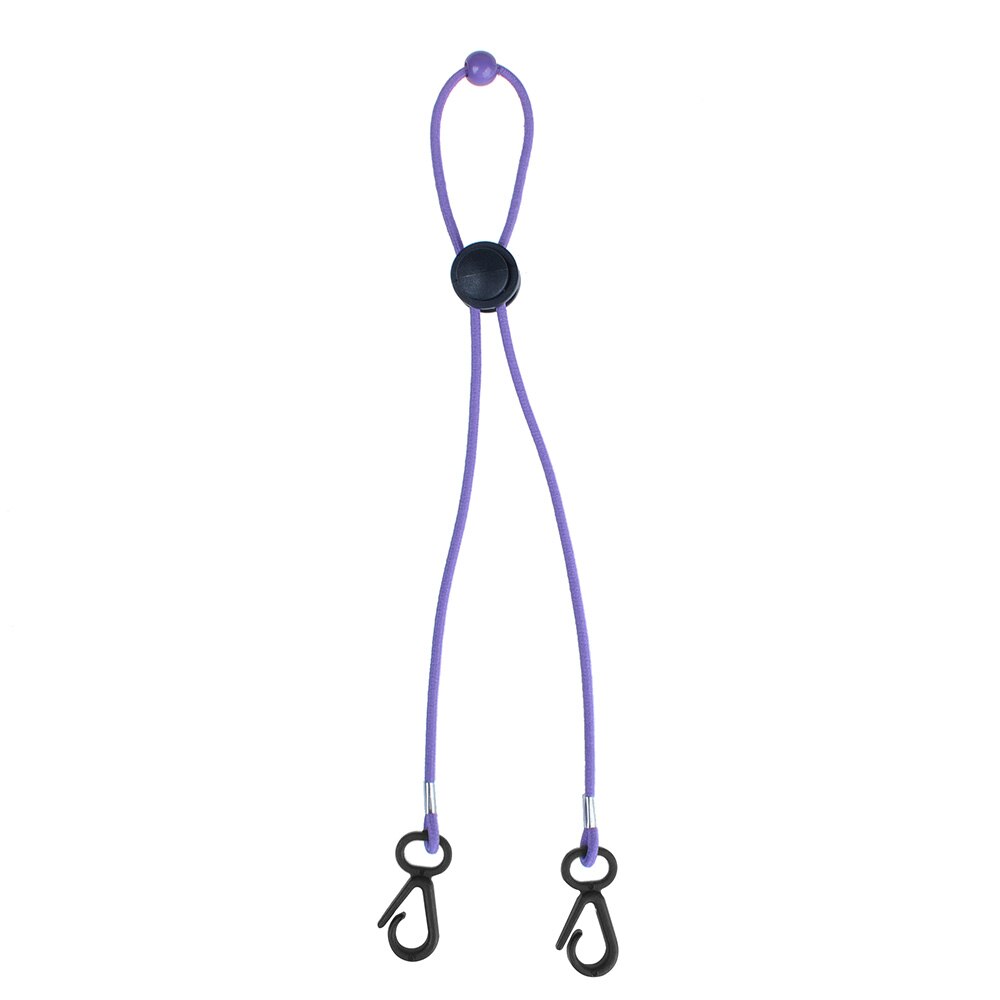 5 Stuks Verstelbare Lengte Maskers Lanyard Maskers Chain Holder Anti-Verloren Bandjes Oor Overdrukventiel Extender: Purple