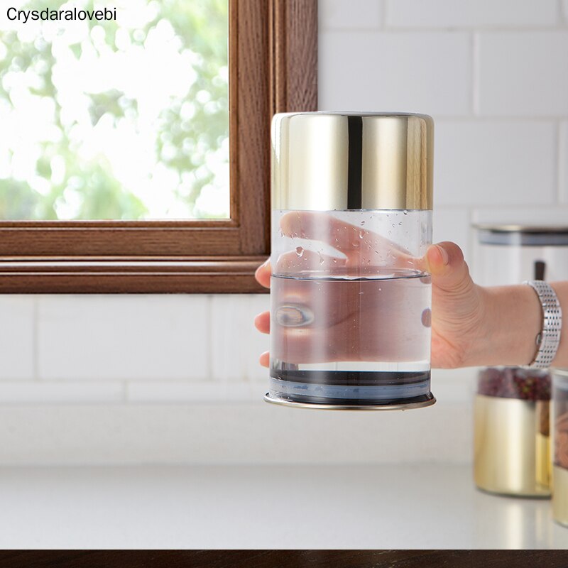 Tarros sellados de vidrio para el hogar, recipiente de almacenamiento de cocina transparente, a prueba de humedad, depósito de almacenamiento de alimentos, jarra de vidrio europeo