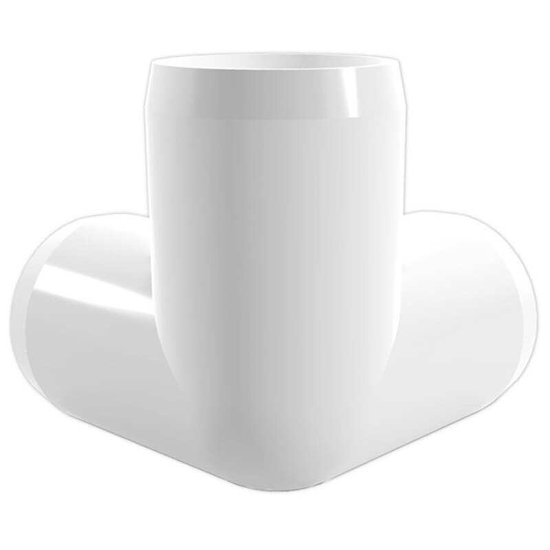 12 Pcs Tee PVC Elbow-Build Heavy Duty PVC Furniture DIY Pipe Furniture Fittings PVC Elbow Fittings 1inch