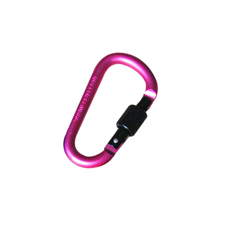 Aluminum Carabiner D-Ring Key Chain Clip Camping Keyring Snap Hook Outdoor Travel Kit: MR