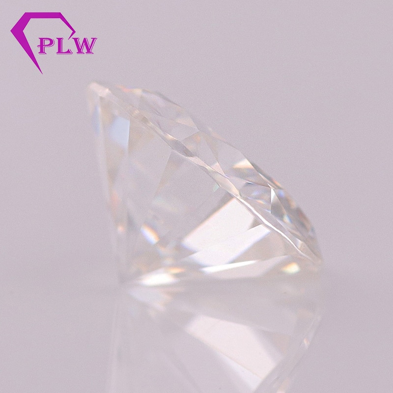 Incluyendo el precio de descuento de certificación 1ct 6,5mm VVS corte brillante blanco IJ Color Moissanite diamante para DIY anillo pendiente