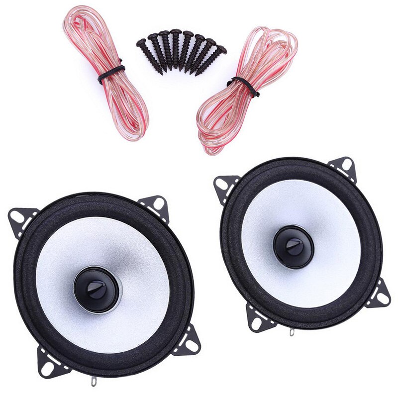 Deur Auto Audio Muziek Stereo Volledige Bereik Frequentie Luidspreker 4 inch 60 w 2 stks LaBo Coaxiale Hifi Speaker Voertuig 2 weg Auto