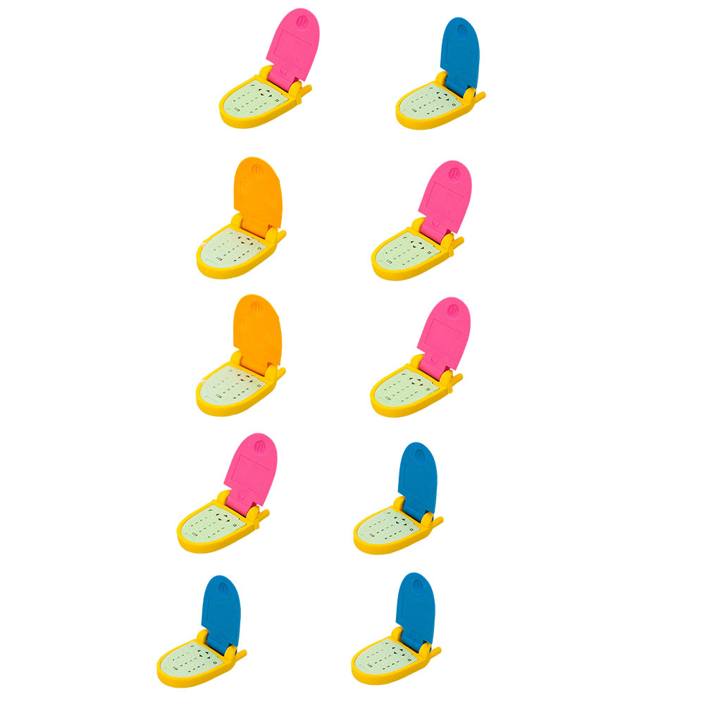 16Pcs Adorable Erasers for Children Cartoon Phone-shaped Erasers Practical Erasers for Painting