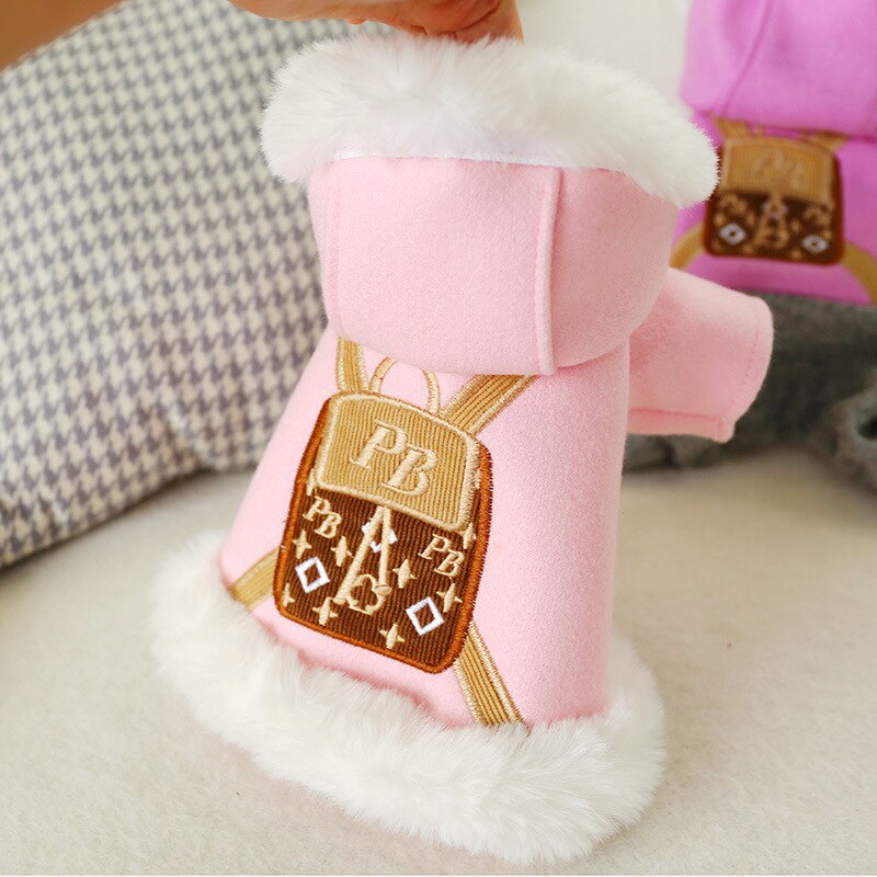 Pet Hoodie Hond Jurk Rugzak Hond Kat Puppy T-shirt Jas Herfst/Winter Kleding Apperal: L