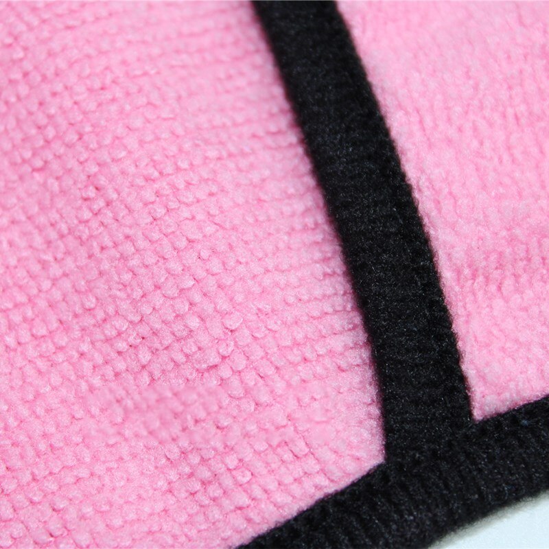 Pet Dog Bath Towel Double Sided Absorbent Fiber Gloves Cat Hygiene Supplies Pocket Soft Lightweight Plush Cleaning Towel