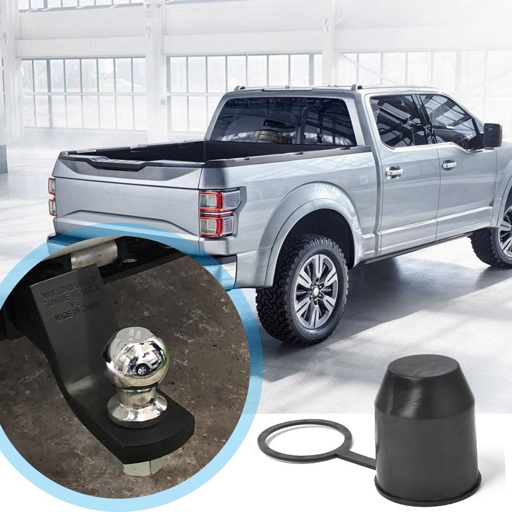 Tow Bar Cap Hitch Car Trailer Towball Protect Universal 50mm Vehicle Tow Bar Ball Cap Cover Excellent ABS Plastics Durable