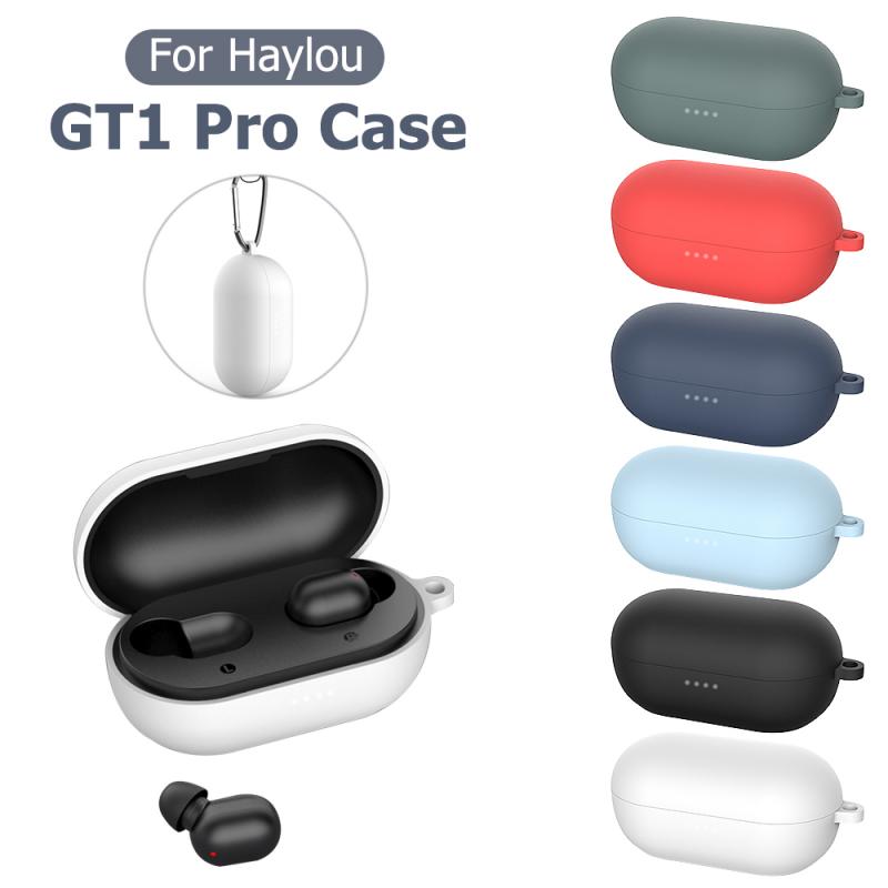 Suitable For Haylou GT1 PRO Earphone Protective Case Earphone Accessories Bluetooth Wireless Earphone Case Soft Silicone Cover