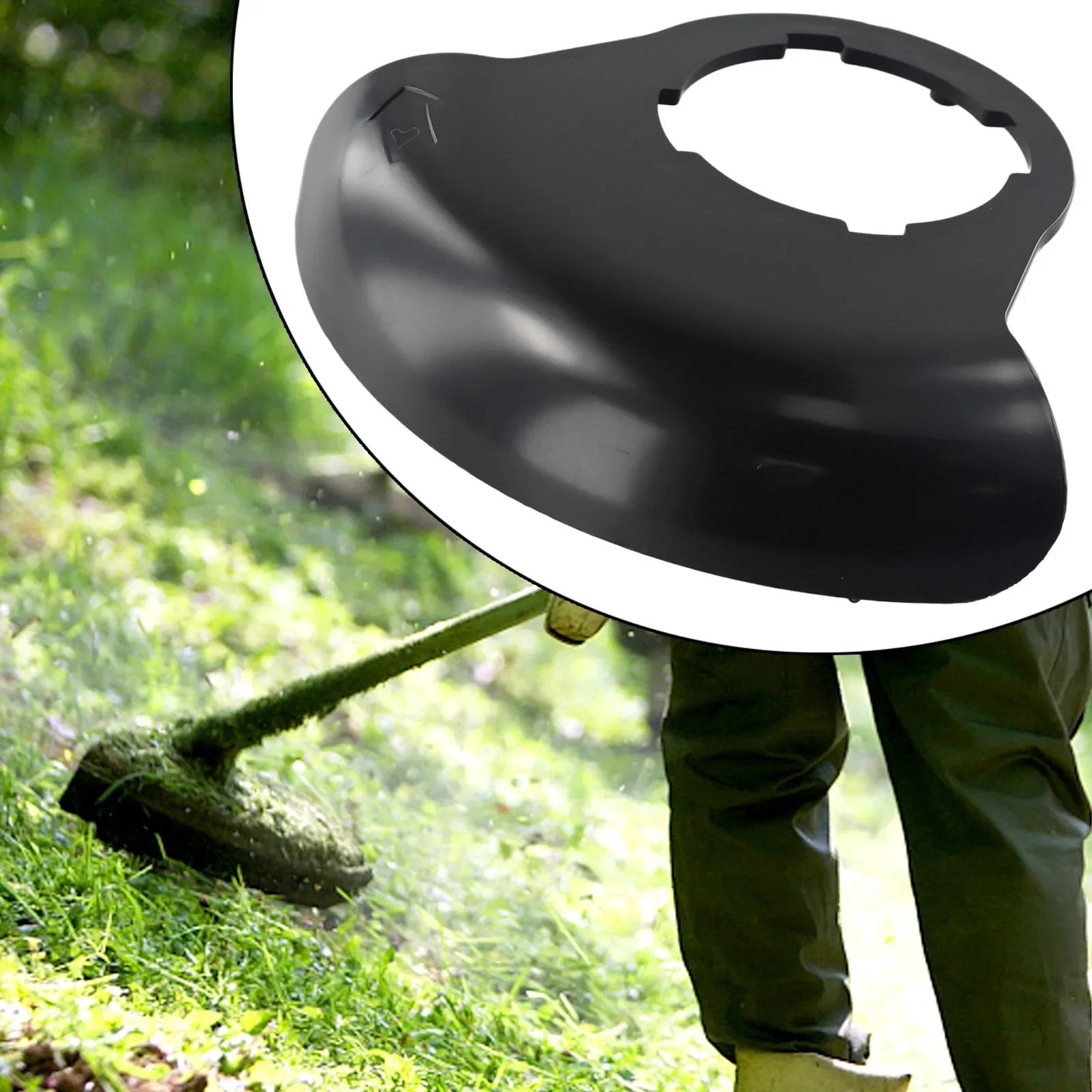 Grässkydd för 12V/24V Elgräsklippare - Skyddsbaffel för Trädgårdstrimmer