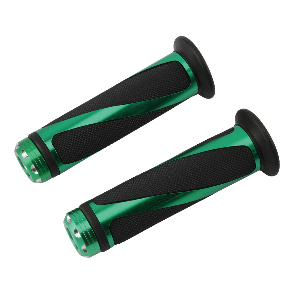 7/8 "22mm Moto Grip Maniglia Universale Manubrio CNC per Kawasaki Honda Yamaha Suzuki Benelli Ducati Scooter Ebike Moto: Army Green