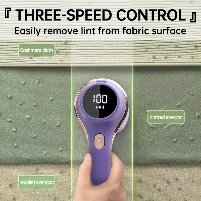 Eliminador de pelusas portátil con ajuste de 3 velocidades, afeitadora de tela recargable, máquina para quitar pelusas y pellets para ropa, suéter