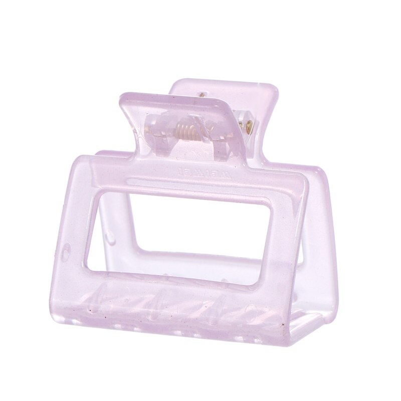 Moda grampo de cabelo multicolorido acrílico oco quadrado rabo de cavalo grab meninas grampo de cabelo acessórios de estilo de cabelo: SK2201