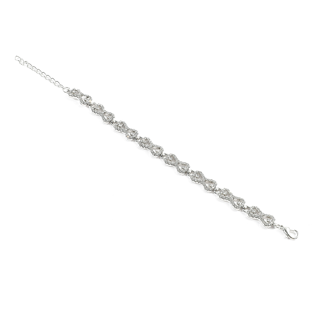 The Vampire Diaries Klaus Caroline Forbes Bracelet Rhinestone Crystal Bow Shine For Gril Jewelry