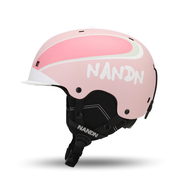 Winter Children Ski Helmet Integrally-molded Skiing Helmet Boys Girls Snow Helmet Kids Safety Skateboard Ski Snowboarding Helmet: Pink 09 / M