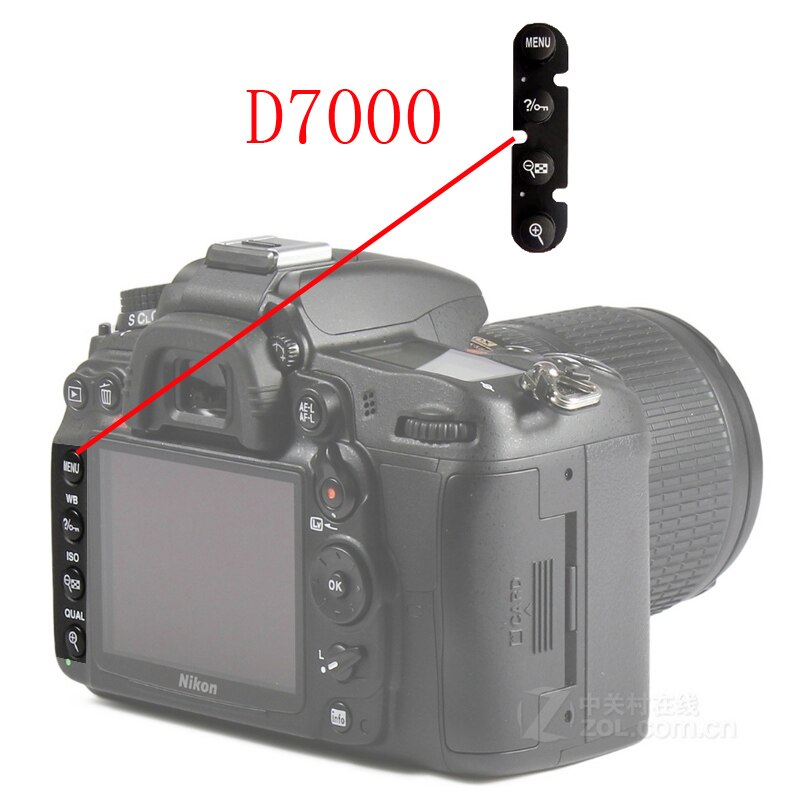 Para Nikon D90 D300 D300S D700 D600 D610 D7000 D7100 la función clave de reemplazo para cámara DSLR reparación de la unidad parte