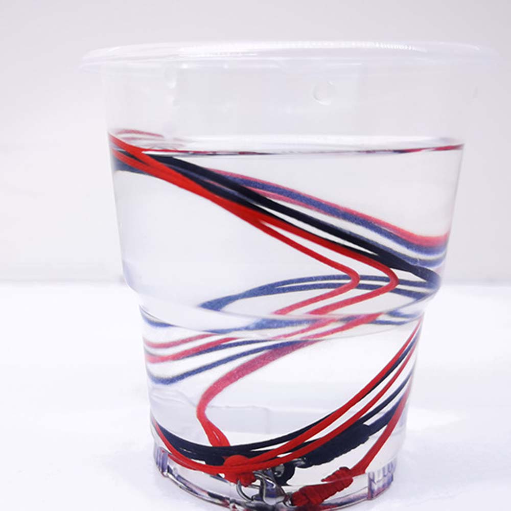 Cadena de cuerda de cuero trenzado de acero inoxidable de doble hebra de 1mm para pulsera DIY, collar, Material de accesorios para hacer joyería