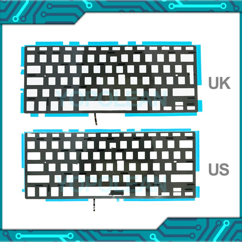 US /UK Keyboard backlit For MacBook Pro 13" A1278 Backlight year
