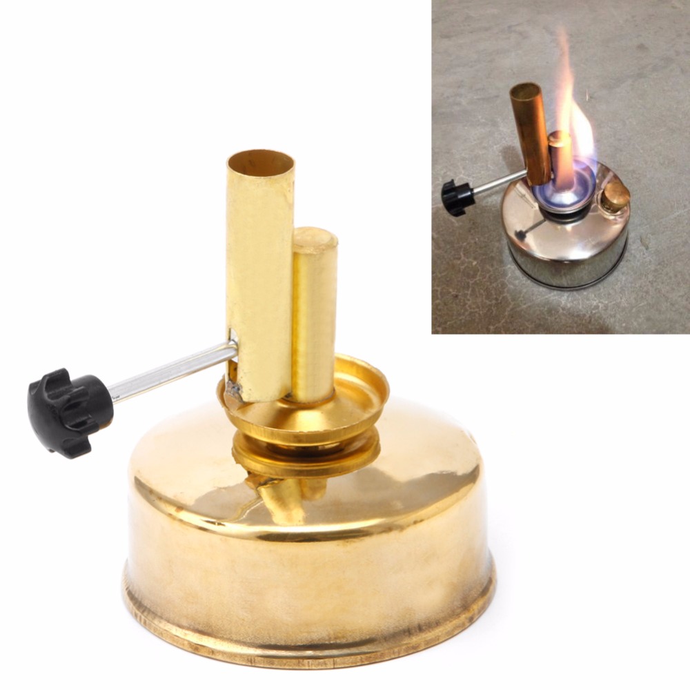 Messing alkohol lampe blow fakkel alcohol blast burner 150ml lab udstyr opvarmning