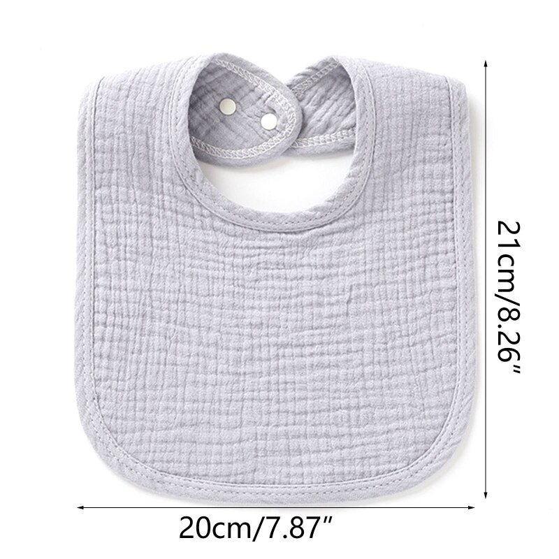 Babyvoeding Kwijlen Slabbetjes 4-Lagen Katoen Gaas Speeksel Handdoek Bandana Burp Doek