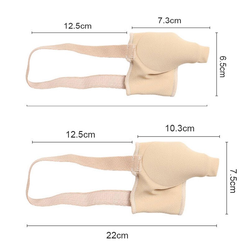 2 stk blød knyst pinky corrector lilletå ortopædisk skinne hallux valgus overlappende korrektion fodpleje pedicure værktøj