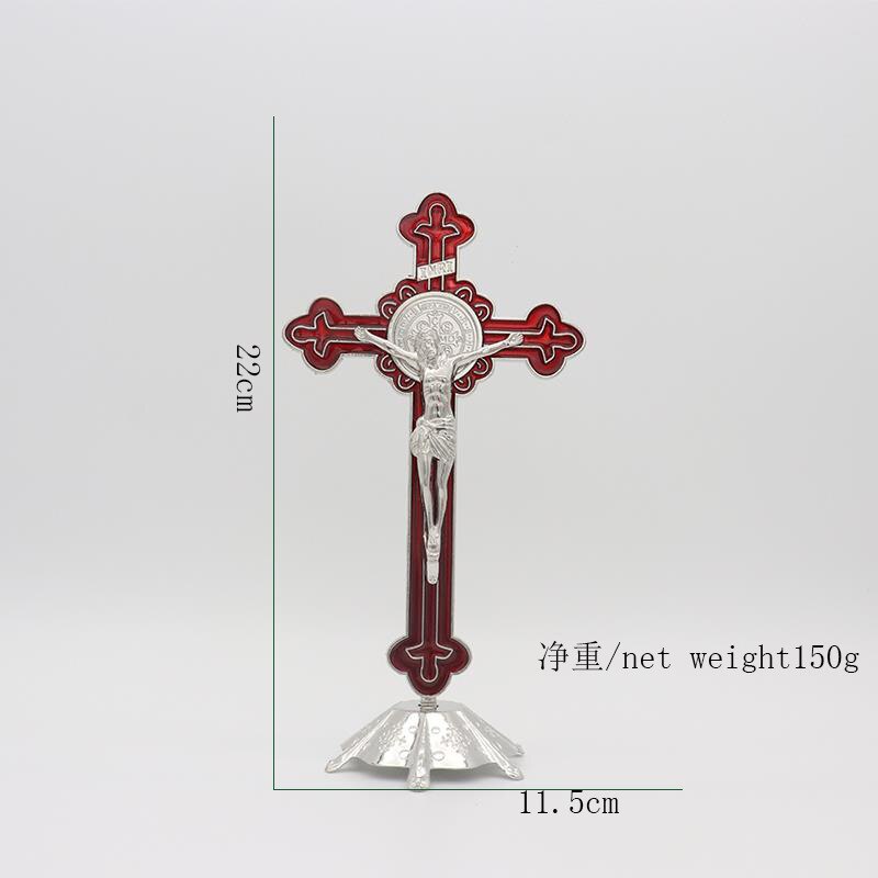 Jezus Cruz Christendom Woondecoratie Religieuze Orthodoxe Cross Ornament Priesters Orthodoxe Pictogrammen Cross