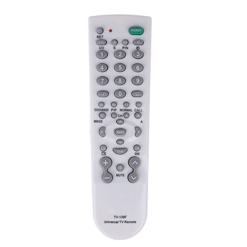 1pc Universal TV Remote Control Super Version Television White Remote Control TV Remote Control Accessories Parts: Default Title