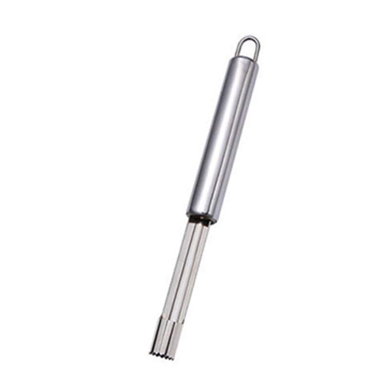 Poignée dénoyauteuse de Fruits Corer lame dentelée tranchante outil de suppression de noyau de poire Gadget D0LD: L