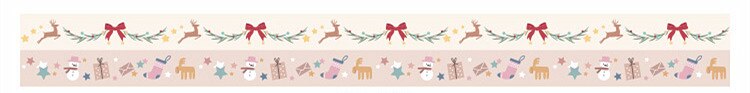 2 stücke Frohe Weihnachten Maskierung Washi Band einstellen Festival Dekorative Klebeband Decora Diy Scrapbooking Aufkleber Etikett Schreibwaren: A