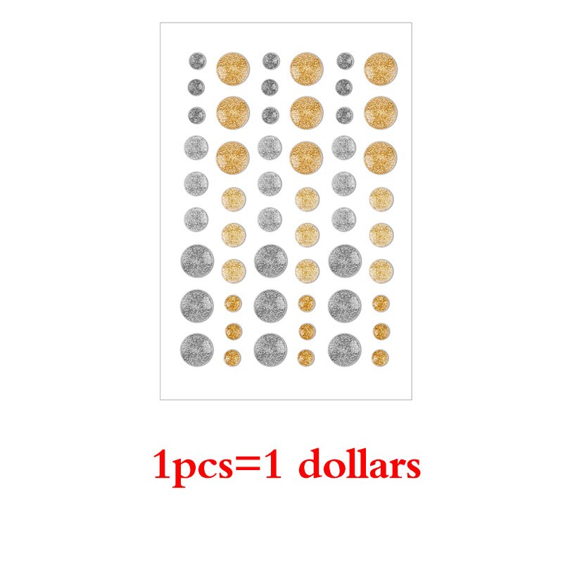 Enamel Dot Self Adhesive Sprinkles Enamel Dots Resin Sticker for Scrapbooking DIY Crafts Card Making Decoration: Picture 13