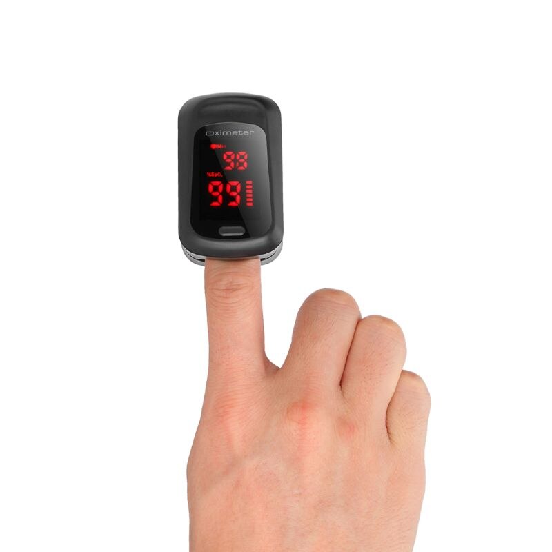 Fingertupp pluse oksymeter fingerpuls oksemonitor blod oksygen stasjon oksymeter blod oksygen måler pulsmåler