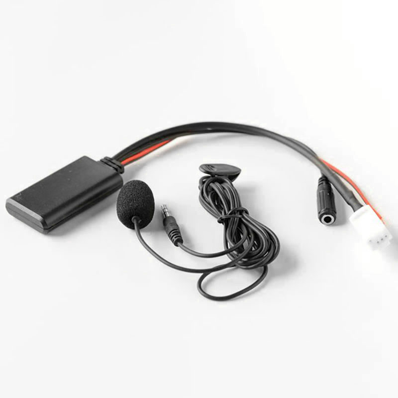 Cable de Audio de entrada auxiliar Bluetooth 5,0 para coche, adaptador manos libres de micrófono, enchufe de 8 pines para Nissan Sylphy Tiida Qashqai Geniss