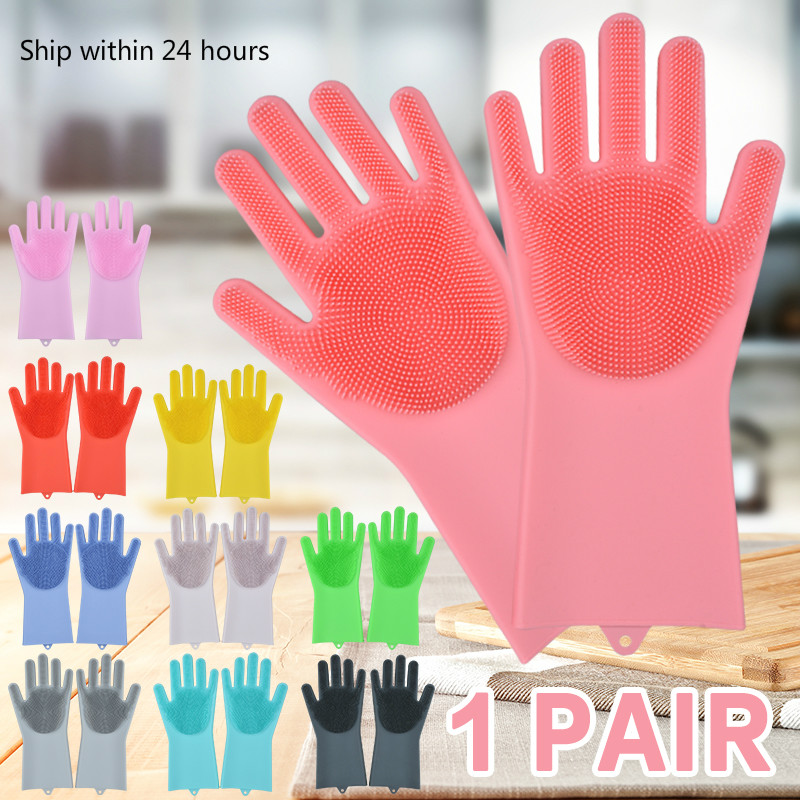 Magic Handschoenen Siliconen Keuken Handschoenen Silicone Cleaning Handschoenen Afwas Handschoenen Voor Huishoudelijke Rubber Afwassen Handschoenen